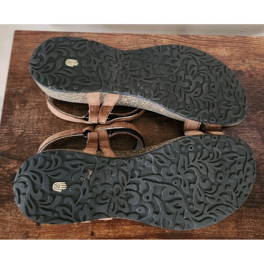 Teva Ventura Cork Sandals 8 Womens Brown Leather Outdoors Hiking Trail - Picture 4 of 5